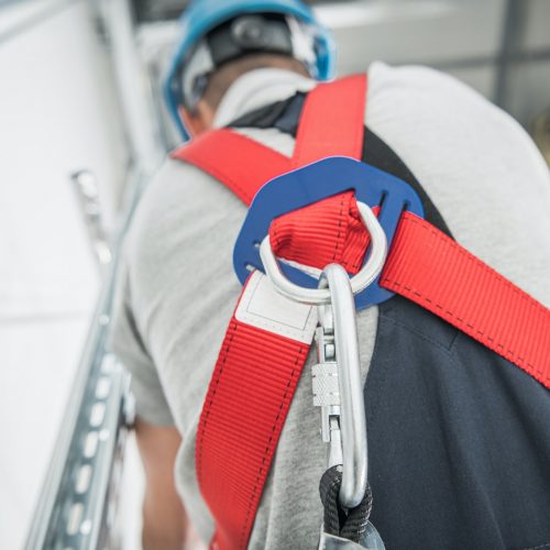 Safety Harness Working on Height.