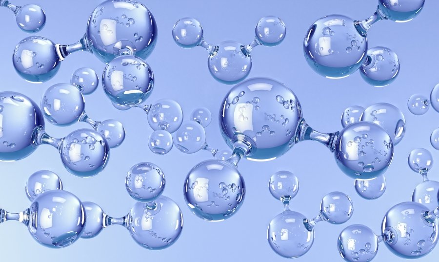 Molecules of Water